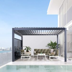 Aluminum White Pergolas by PatioSphere