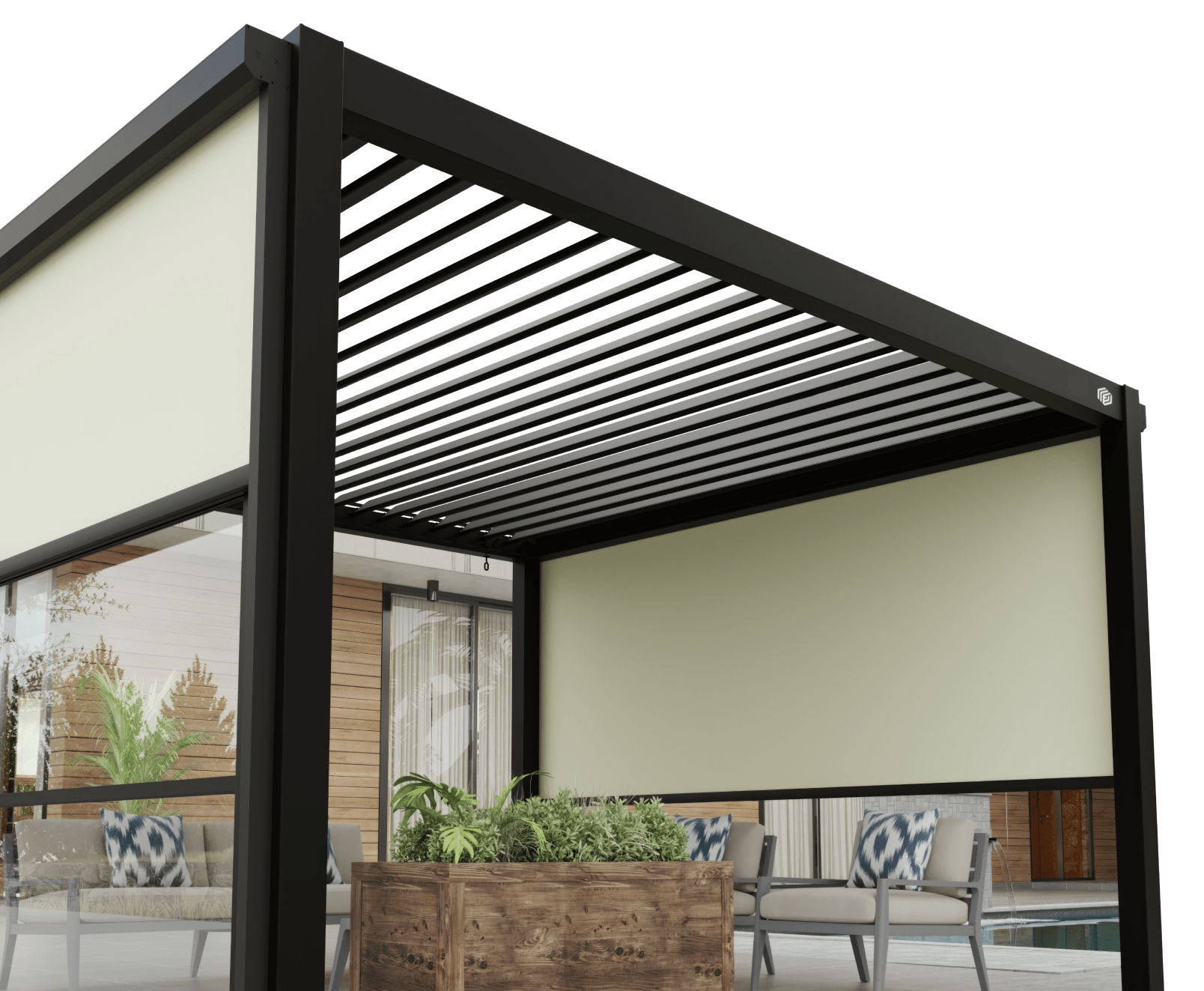 Aluminum Pergolas with Add-Ons by PatioSphere